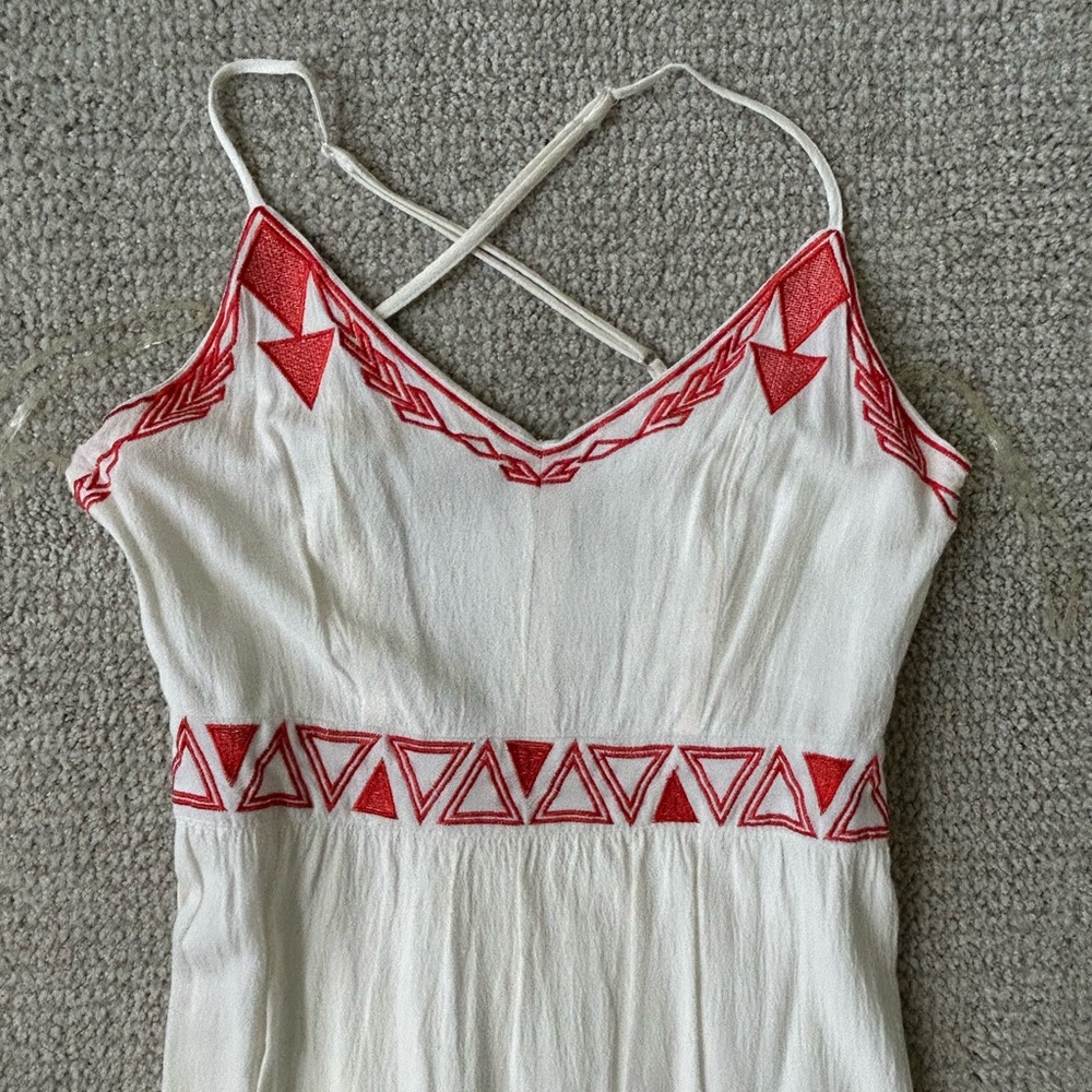 Francesca’s Maxi Dress Embroidered